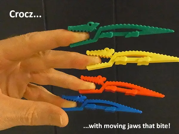 Crocz... Crocodile Clips / Clamps / Pegs with Moving Jaws — modelo 3D