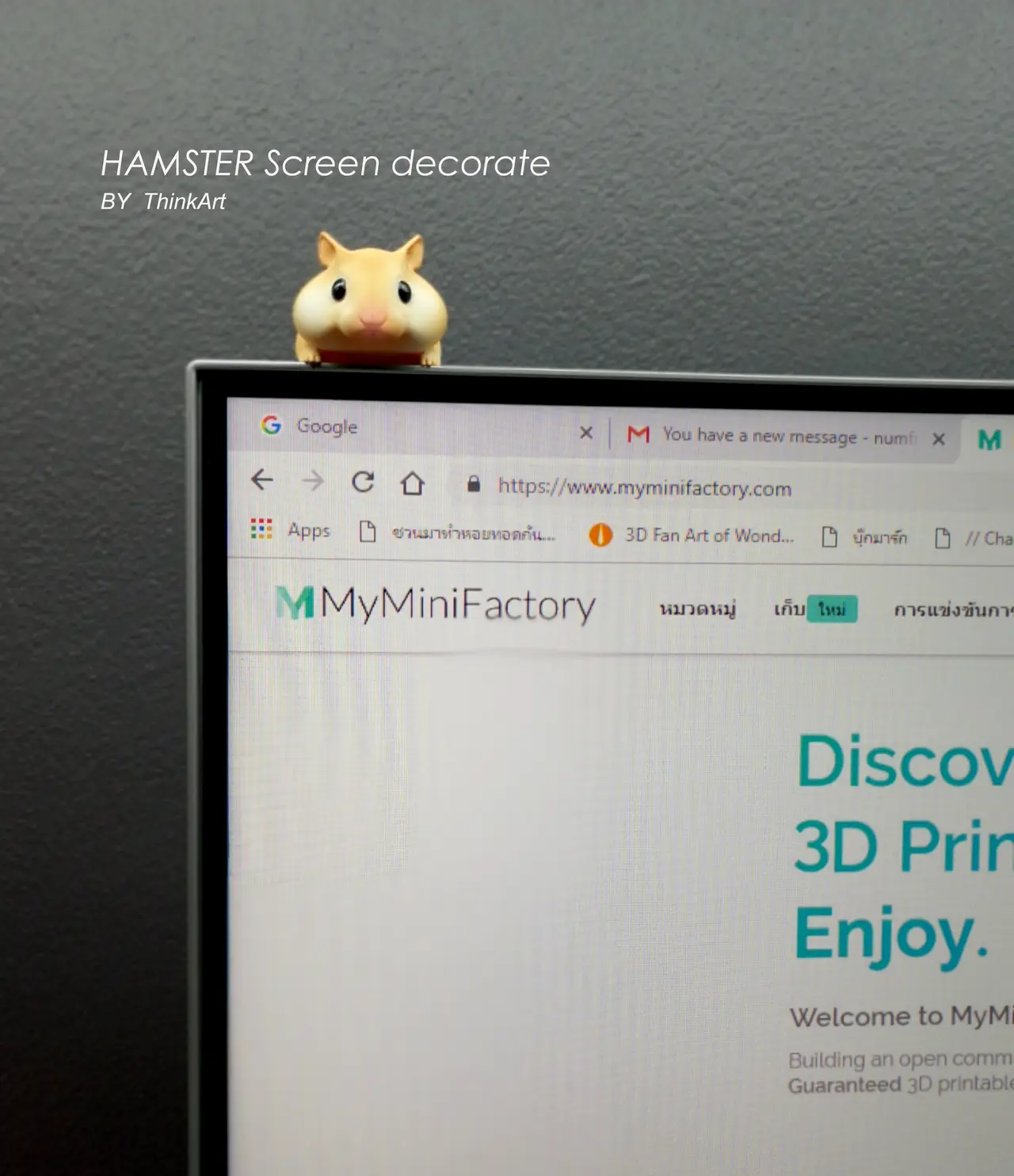Hamster Family — modelo 3D