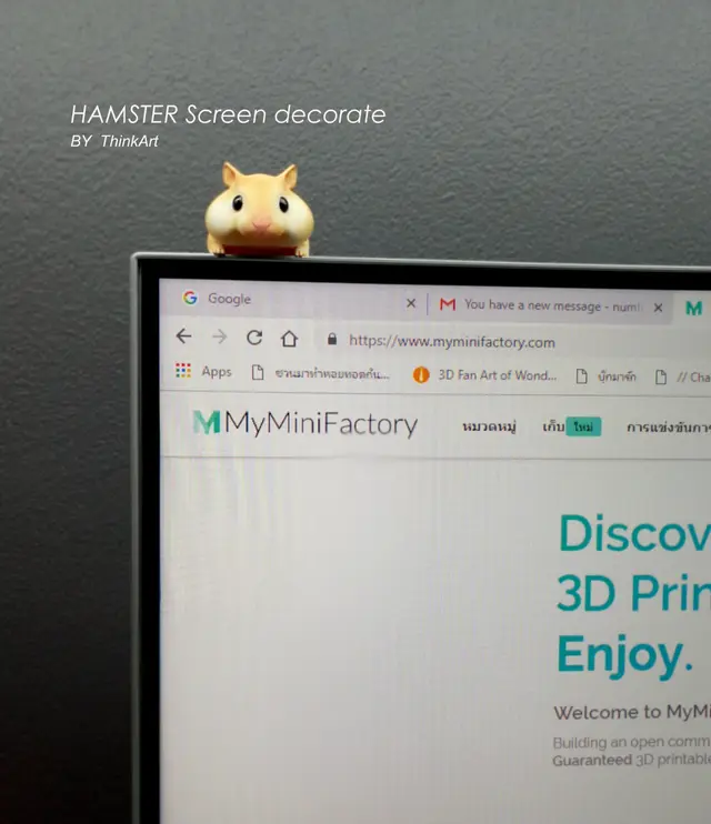 Hamster Family — modelo 3D