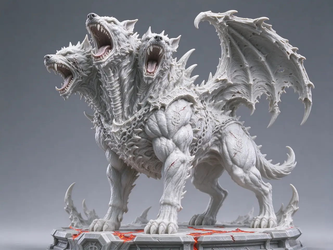 刻耳柏洛斯（Cerberus， Kerberos） — modelo 3D
