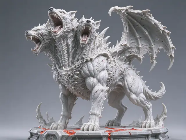 刻耳柏洛斯（Cerberus， Kerberos） — modelo 3D