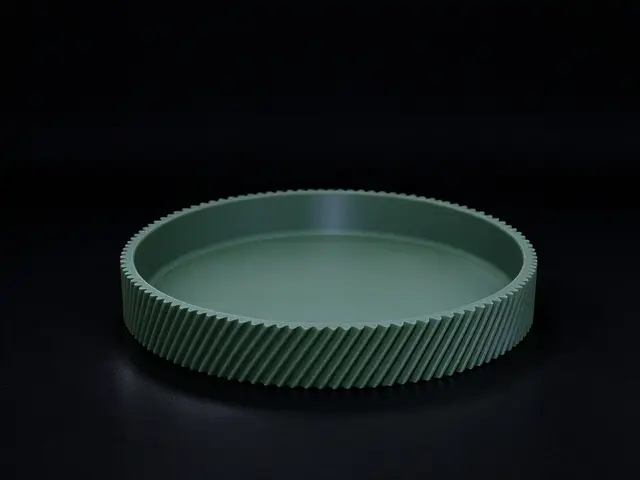 百褶纹理置物盘 — modelo 3D