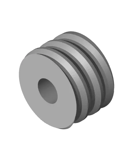 Raised Snap - Countersink Flush Mount — modelo 3D
