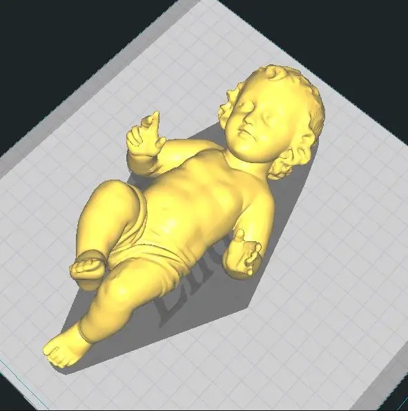 Baby god, baby jesus — modelo 3D