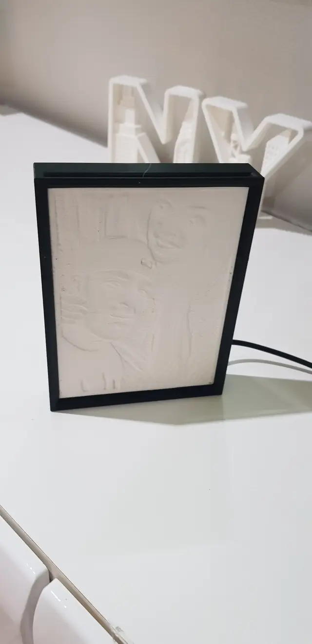 Litophane frame — modelo 3D