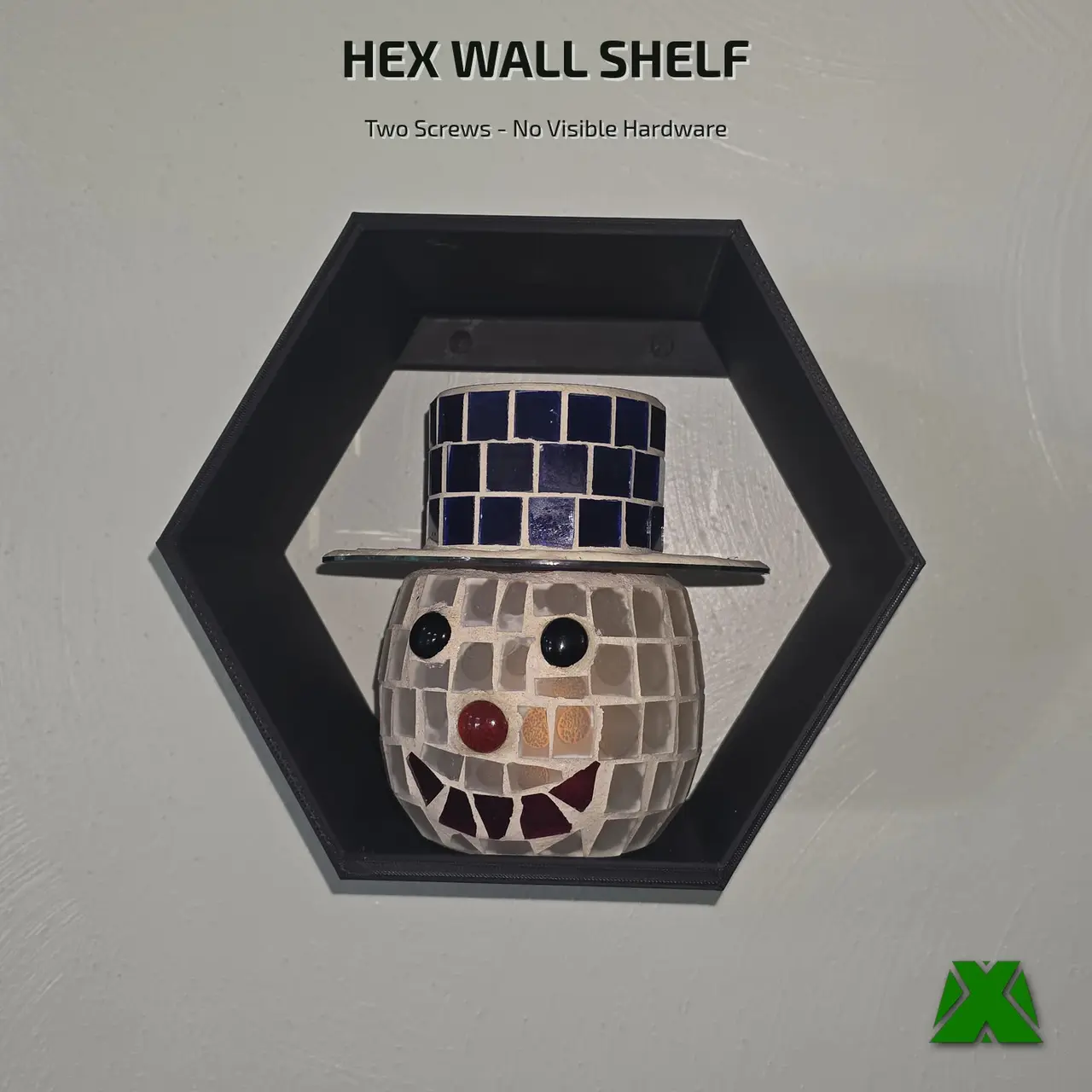 Hex Wall Shelf — modelo 3D
