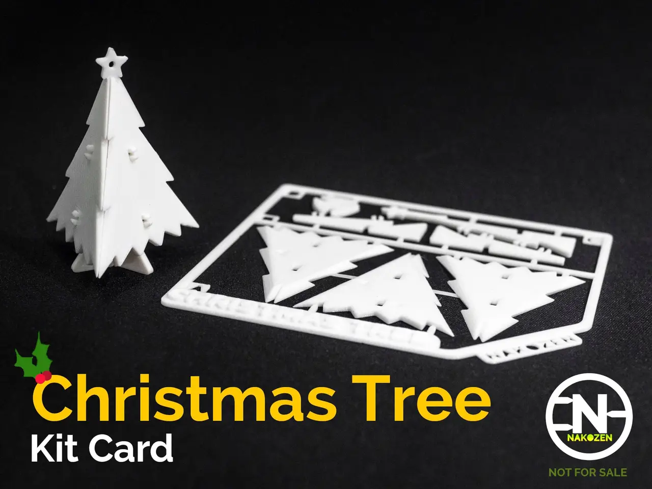 Christmas Tree Kit Card — modelo 3D