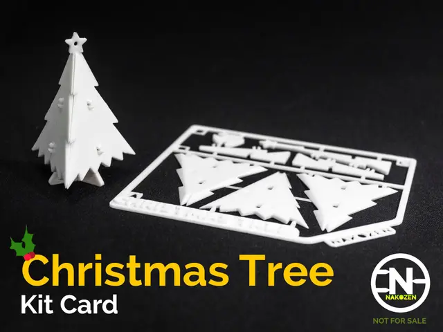 Christmas Tree Kit Card — modelo 3D