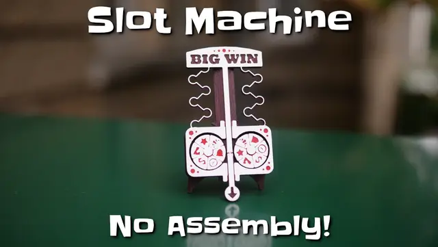 Working Slot Machine (Print-In-Place) — modelo 3D
