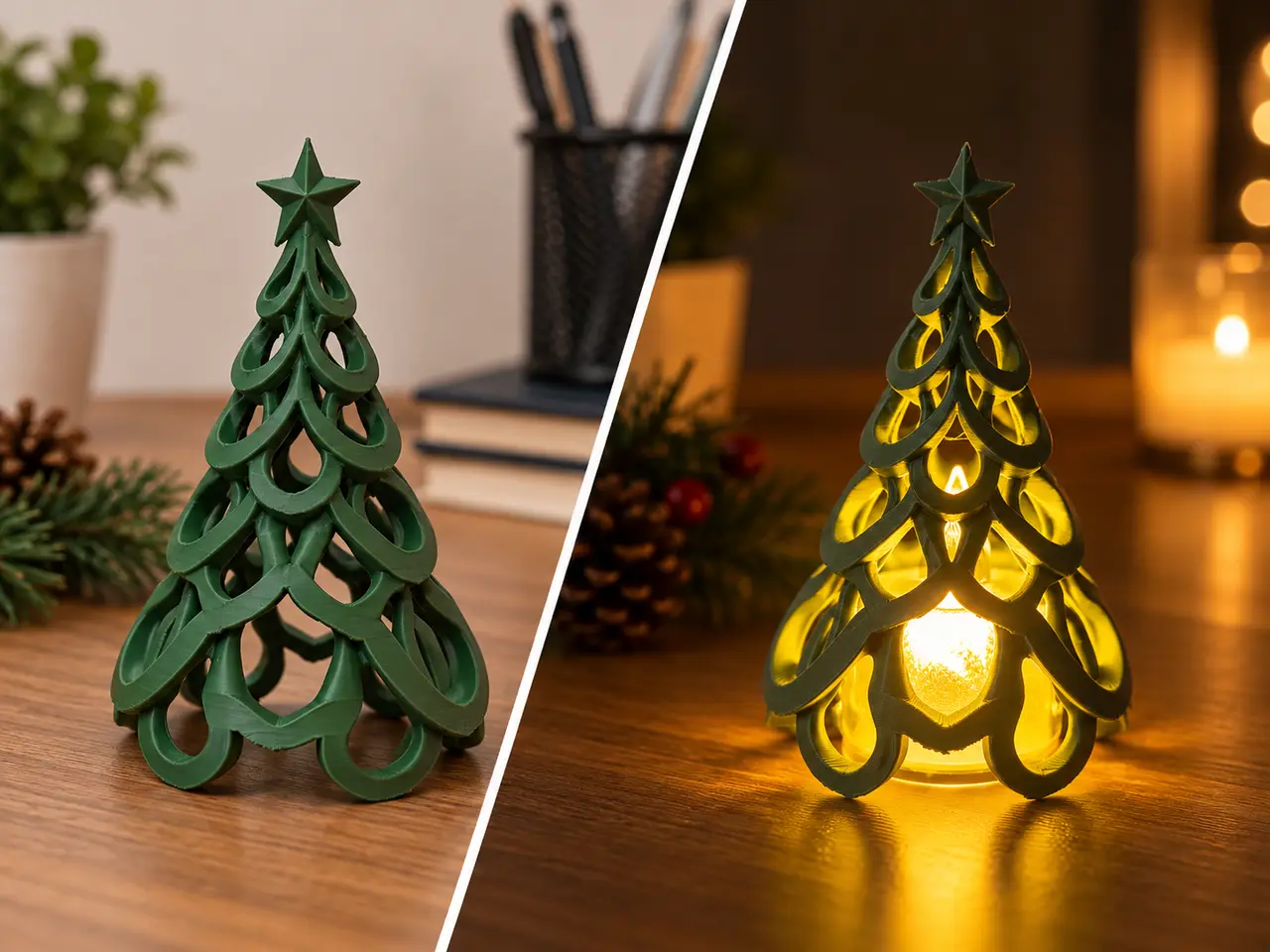 Christmas Tree – Decorative Ornament & LED Lantern — modelo 3D