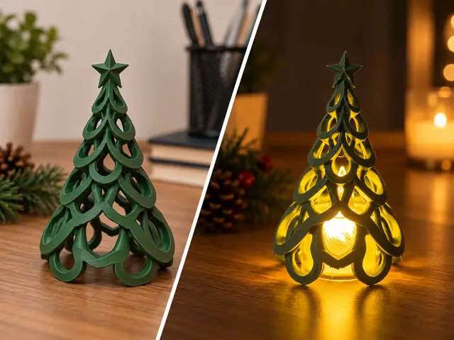 Christmas Tree – Decorative Ornament & LED Lantern — modelo 3D