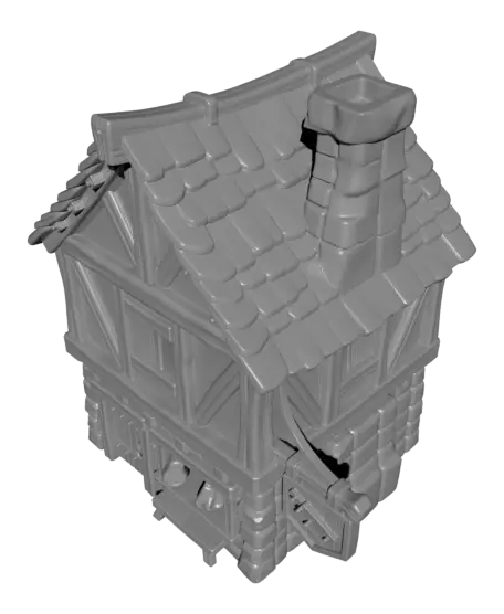 FREE Props Butcher Shop – Fantasy Miniatures (32mm STL for Tabletop RPG) — modelo 3D