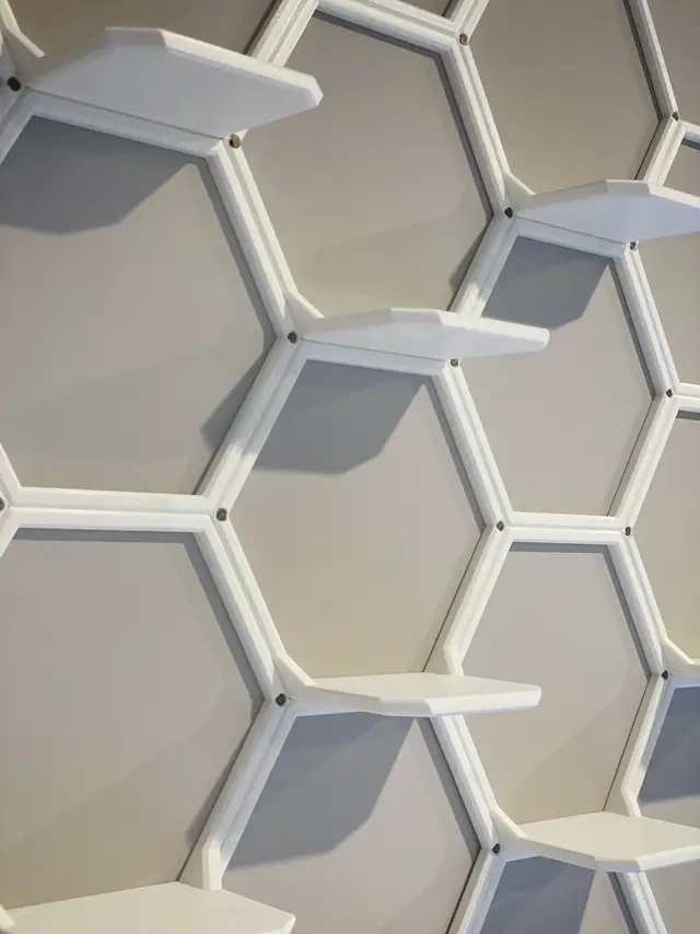 Display Shelf Wall Assembly (No Supports Needed) — modelo 3D