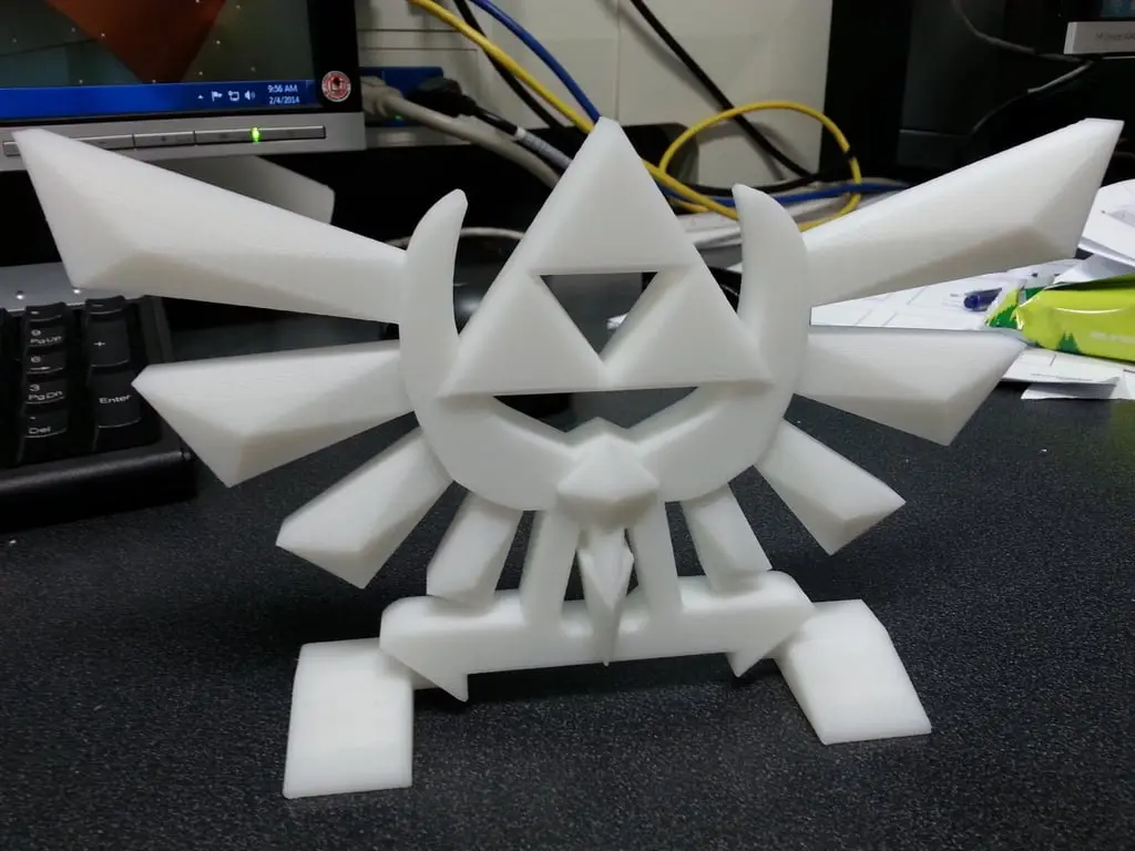 Legend of Zelda stading hyrule's crest — modelo 3D