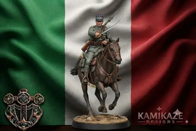 WWI Italian Cavalry Soldier — modelo 3D