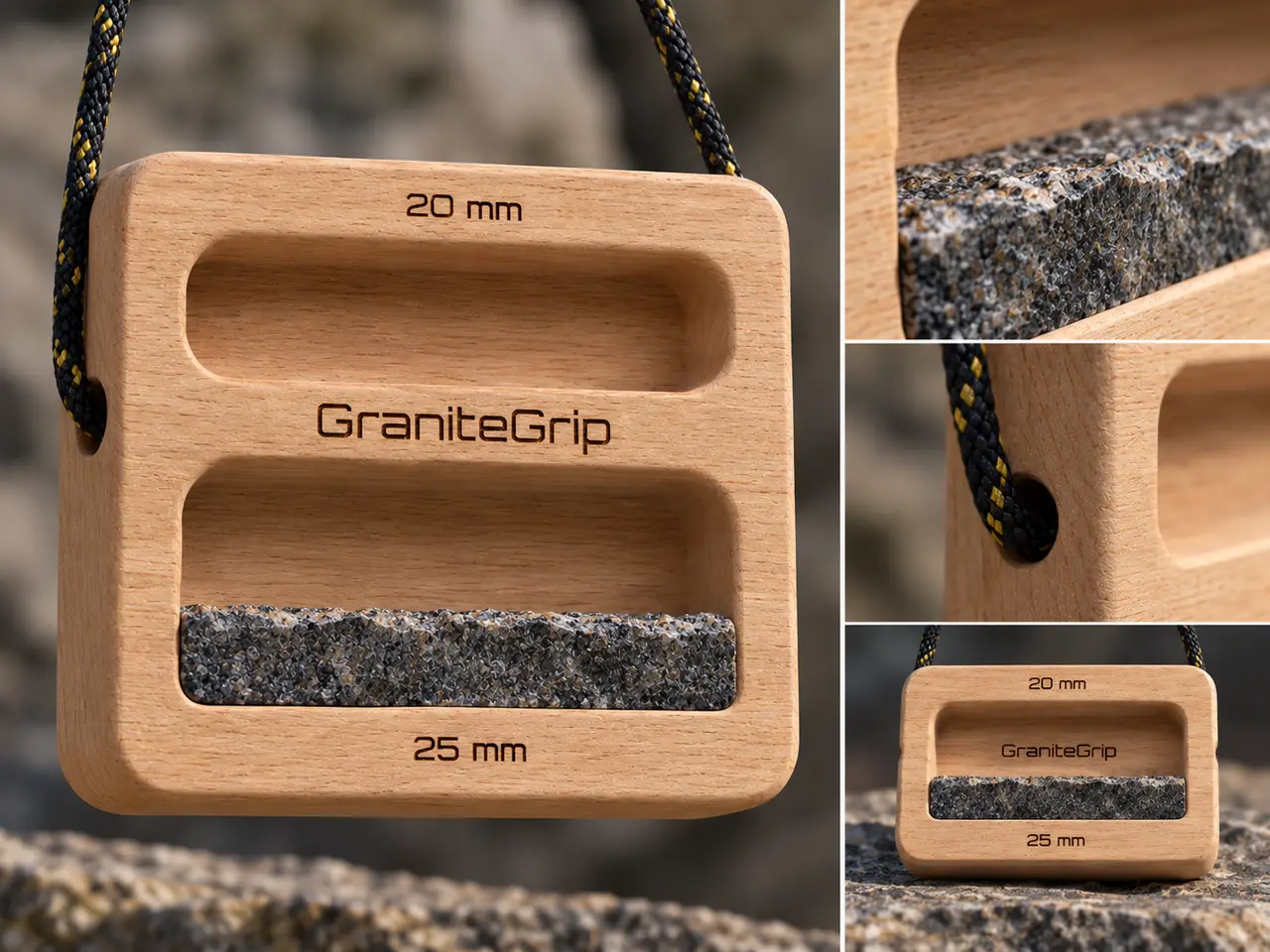 GraniteGrip Fingerboard for Grip Strength — modelo 3D