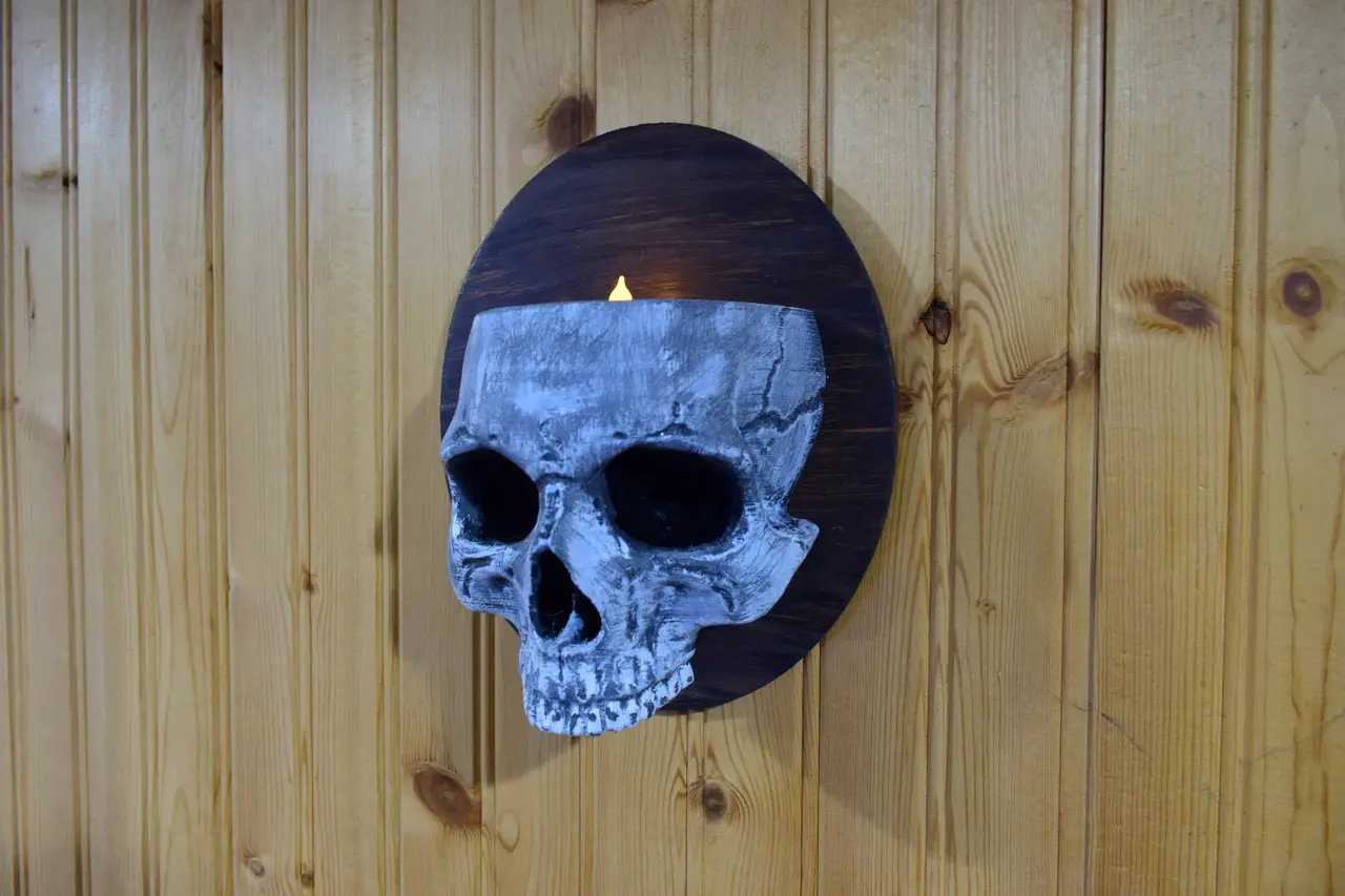 Skull Wall Sconce — modelo 3D