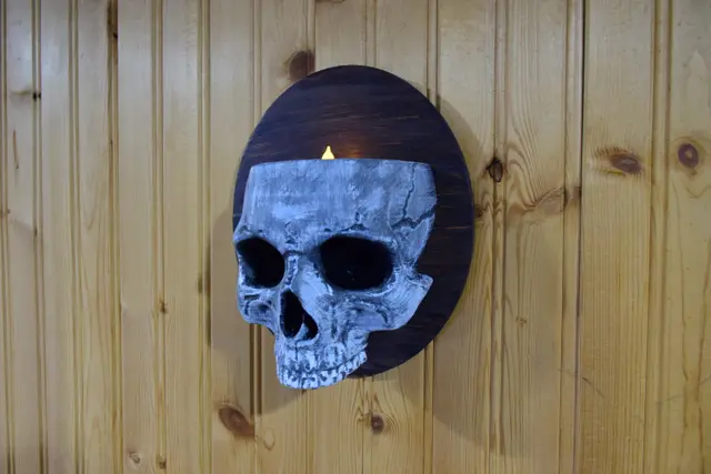 Skull Wall Sconce — modelo 3D