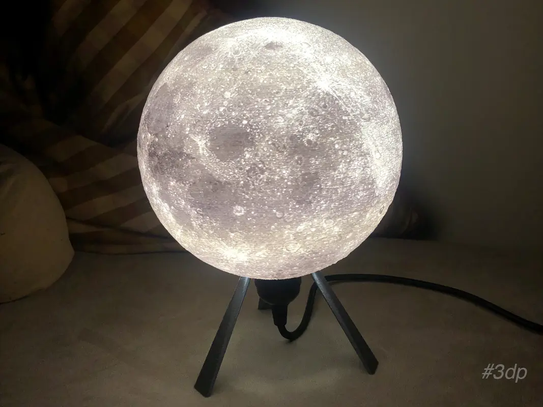 Design Moon Lamp — modelo 3D