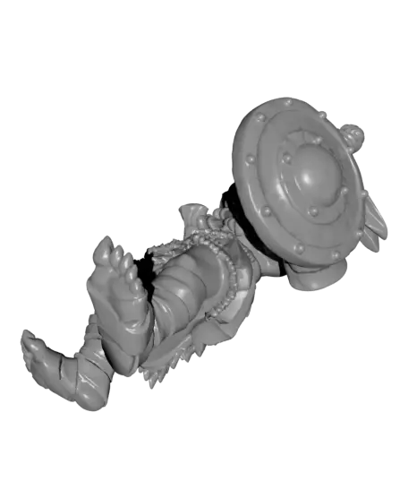 Goblin Fighter - With Free Dragon - 5e DnD Inspired for RPG and Wargamers — modelo 3D