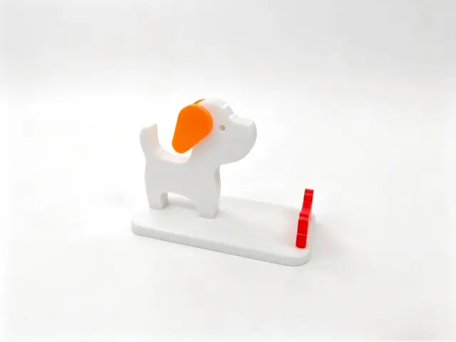 宠物小狗手机支架拼装版 — modelo 3D