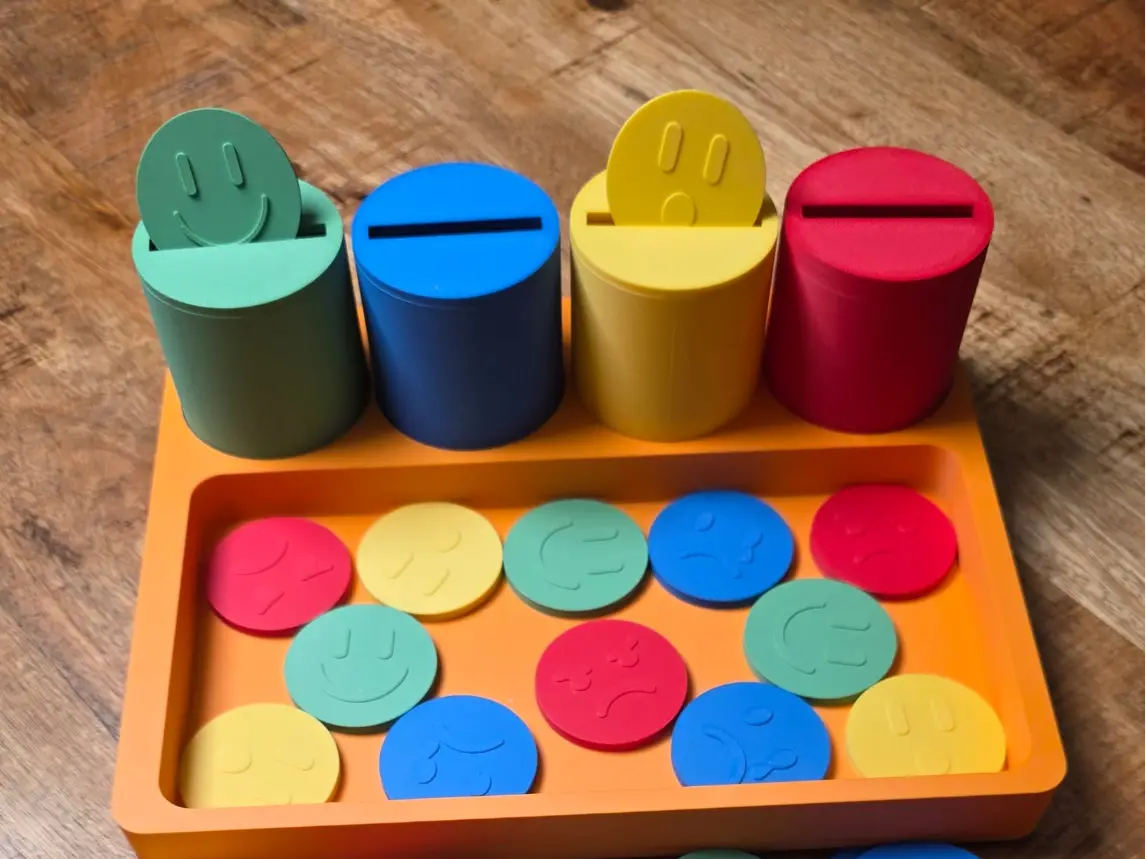 Emotie Sorteer Set + A1Mini Versie (NO AMS) — modelo 3D