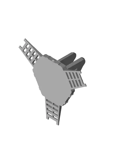 Helldivers 2 Themed Controller stand — modelo 3D