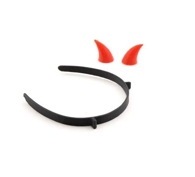 Devil Horns Headband — modelo 3D