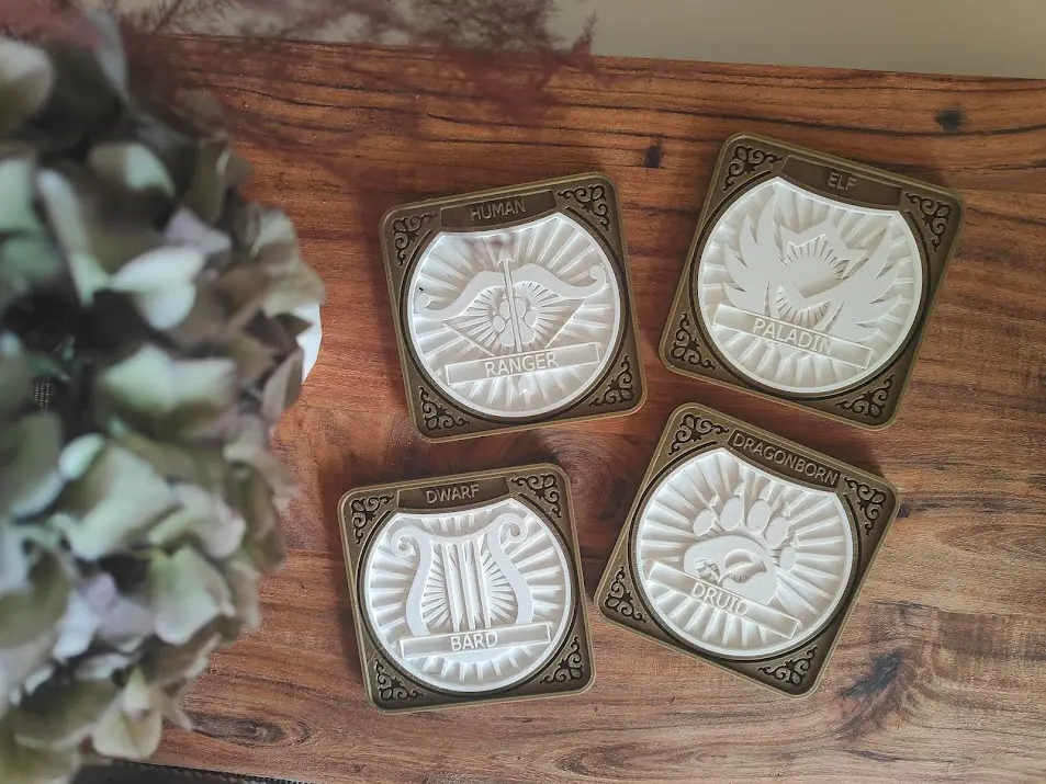 The Character Coasters — modelo 3D