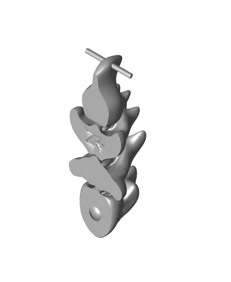 Mini Articulated Dragon 01 — modelo 3D