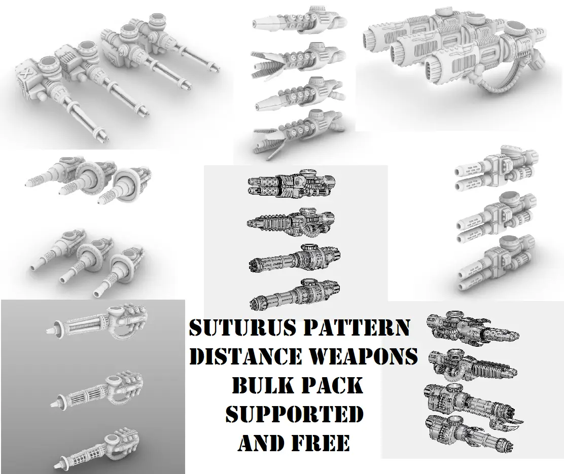 Project Raptor - FREE Cannons And Distance Weaponry — modelo 3D