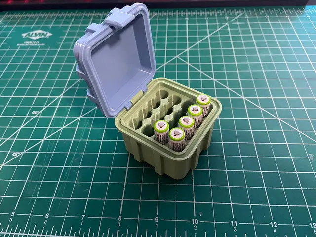 AAA Battery Storage Box — modelo 3D