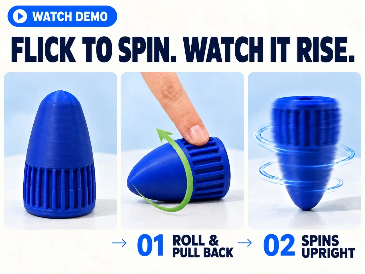 Self-Righting Spinning Top — modelo 3D