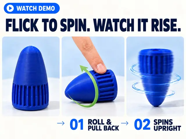 Self-Righting Spinning Top — modelo 3D