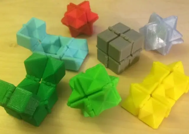 Fidget Star — modelo 3D