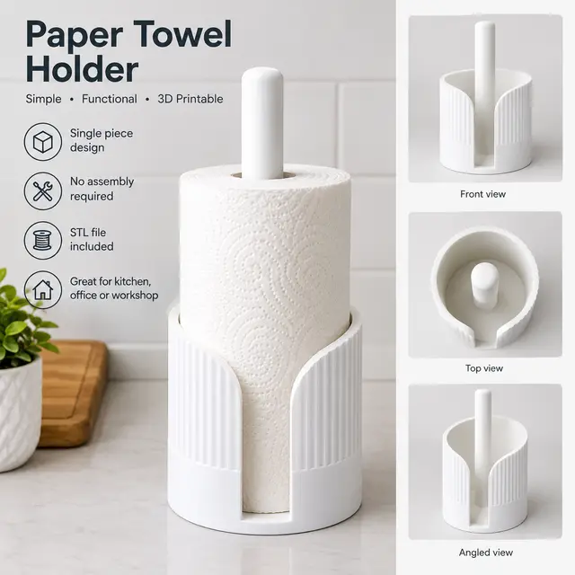 Paper Towel Holder — modelo 3D