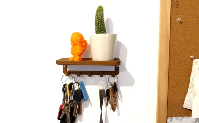 Key shelf hanger — modelo 3D