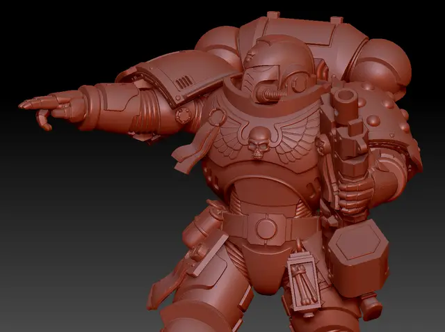 Space Sergeant O`Primey — modelo 3D