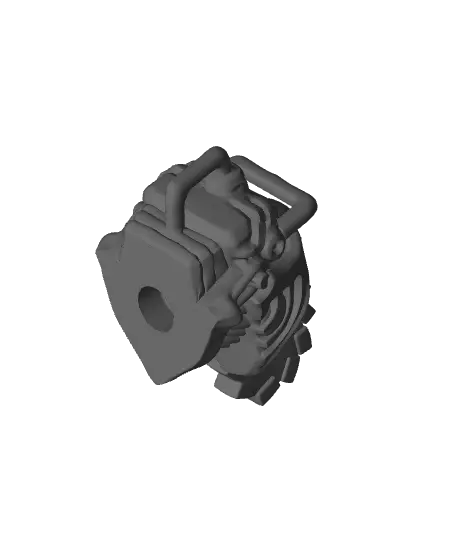 Lil Chainsaw Man Head - #MASKtober - Anime Fanart Collectible — modelo 3D