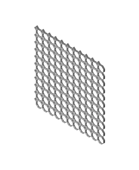 11x11 MU - Center Grid Interfitted - MultiBoard Octagon Plate — modelo 3D