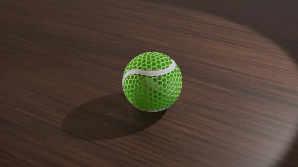 Airless Tennis Ball GEN 2 — modelo 3D
