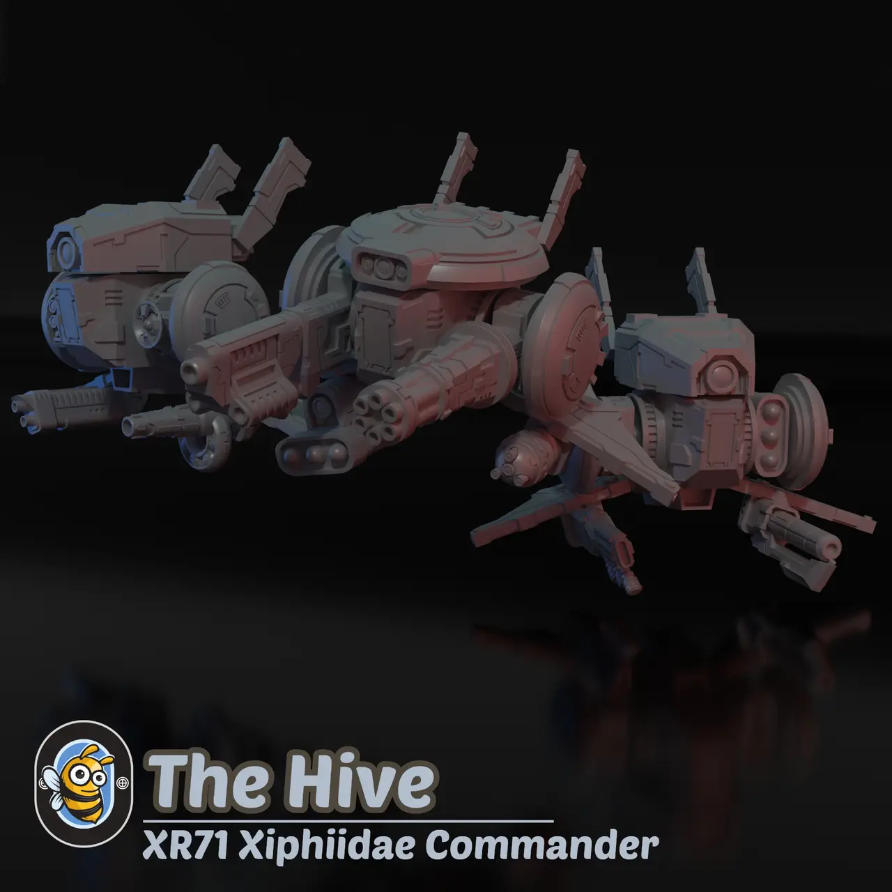 XR71 Xiphiidae Commander (Presupported) — modelo 3D