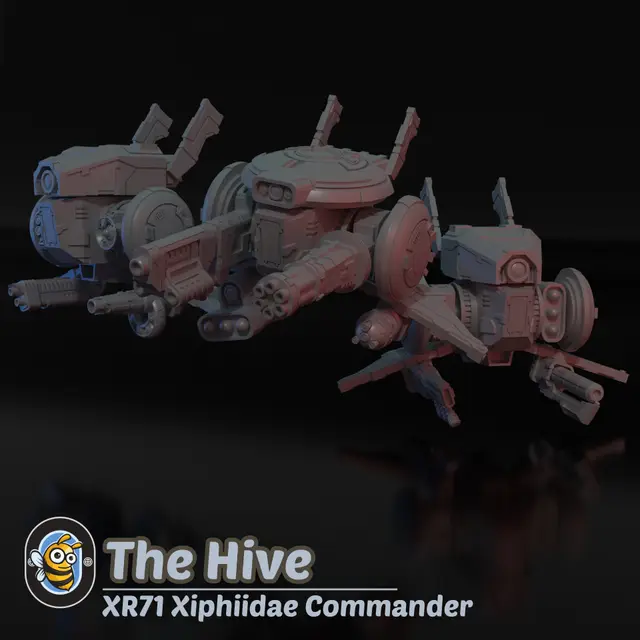 XR71 Xiphiidae Commander (Presupported) — modelo 3D