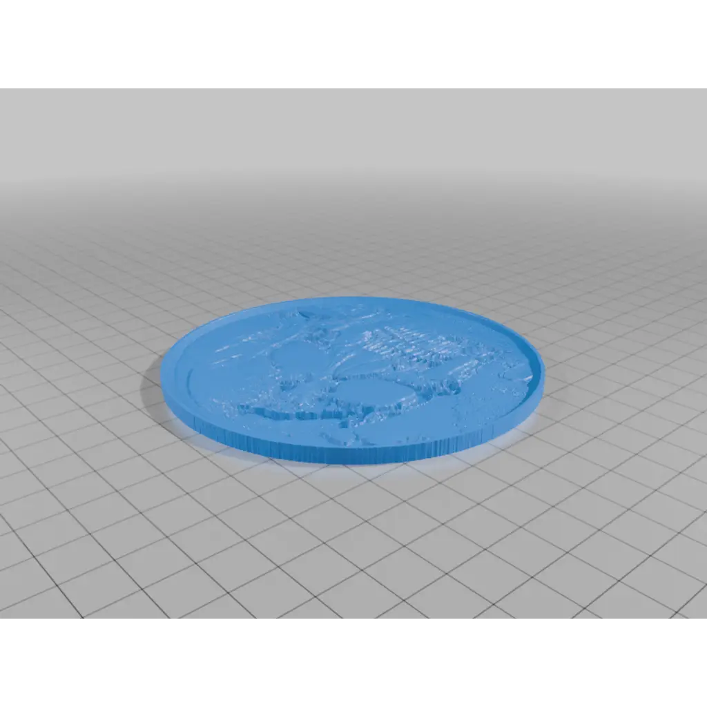 Skull Circle Decoration — modelo 3D