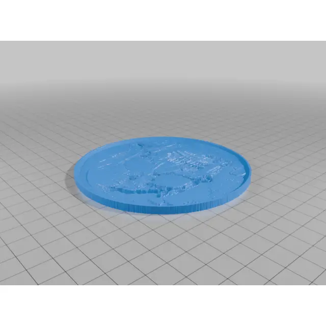 Skull Circle Decoration — modelo 3D