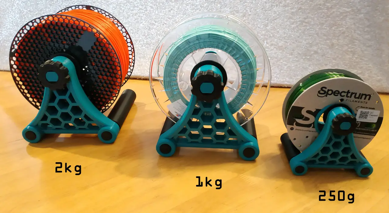 Spool Holder - 2kg, 1kg, 250g — modelo 3D