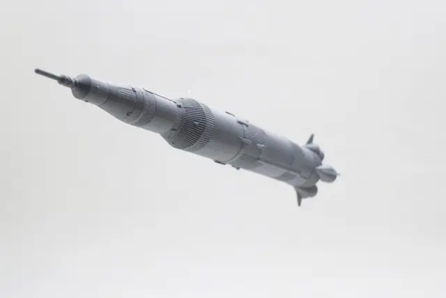 Modular Snap-Fit Saturn V — modelo 3D