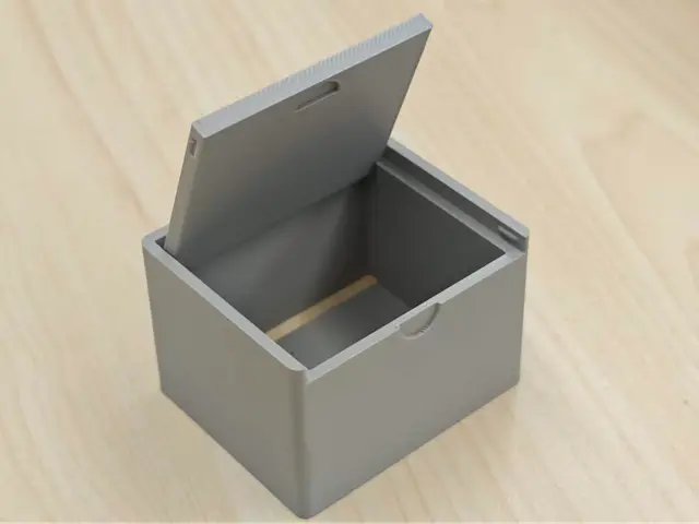 整洁的一体打印盒子 — modelo 3D