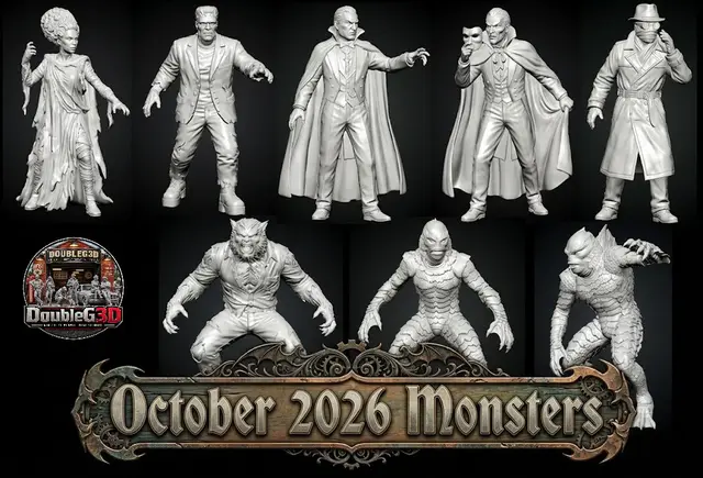 October 2026 Monsters Set BONUS — modelo 3D