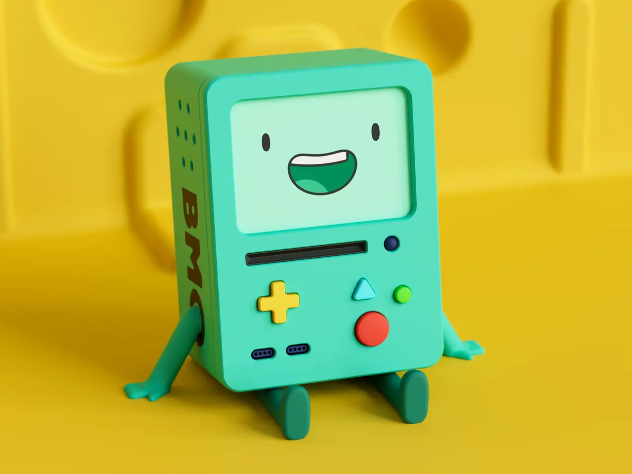 Adventure Time BMO Figure (Interactive) — modelo 3D